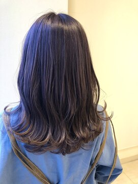 ヘアーアンドメイク ブロッサム 志木南口店(HAIR&MAKE Blossom) ラベンダーグレー♪ツヤ感ブリーチオンカラー♪