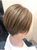 【CuCuLa】小顔丸みショートボブ 夙川ショート