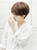 マッシュショート/ショートボブ/耳掛けショート/アッシュ