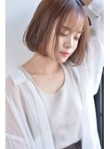 さらっと軽い♪ナチュラルボブ