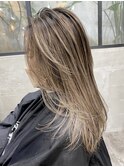 レイヤーカット×シャドールーツバレイヤージュ