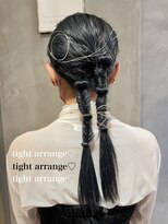 ジーナ 流山おおたかの森(Zina) 【髪質改善】タイトヘアアレンジxゴールドピン