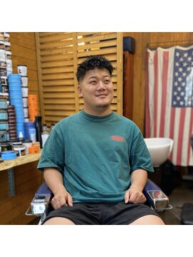 カイバーバーバイウッズ(Kai Barber by woods) men's cut perm