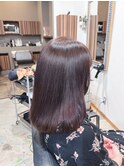 艶ツヤvioletピンク、ワンカール★五反田美容院