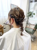 アンダーバーホワイトモデ 河内長野(_WHITE mode)&nbsp;◎20代30代40代♪お呼ばれ大人かわいい編み込み風アレンジセット