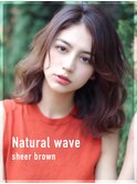 20代30代40代大人可愛いシアーピンク透明感肩ライン外ハネ