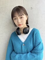 エースハバナ 渋谷(1 HAVANA)&nbsp;【shingo】ぱつっとボブ×ココアブラウン×インナーカラー