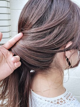 キザシ(KIZASI) 派手じゃない白髪ぼかし☆気になる部分にデザインを #脱白髪染め