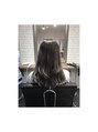 レヴィーヘアー(Revie hair) 柔らかいレイヤースタイル赤みを抑えた艶感のあるカラー