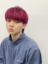 ゴールド 渋谷神南(GOALD)&nbsp;ナチュラルマッシュシースルーニュアンスセンターパート刈り上げ