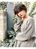 大人かわいい前髪セシルカットココアブラウンフリンジウェーブ
