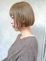 ガーデンヨコハマ(GARDEN YOKOHAMA) ミニボブ ハイトーン ミルクティーベージュ デザインカラー