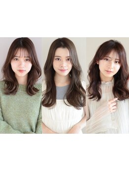 創られる曲線は女性らしく/美しく/可愛く＊毛質/お手入れ方法/なりたいイメージなど丁寧にカウンセリング♪