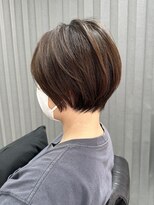 小顔◎大人ショートボブ丸みショートカットマッシュショート