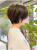 ショートカット/ベージュ/グレージュ/20代30代AYA74