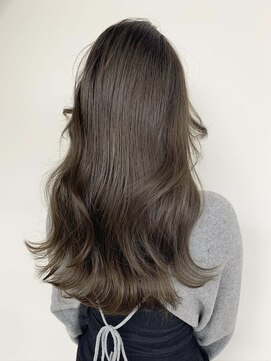 ミリ(mm) レイヤーカット オリーブベージュ カラー 韓国 髪質改善 仙台