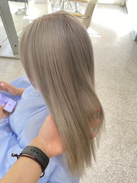 ヘアー アレス(hair ales) ホワイトシルバー/エフェクトブリーチ/ホワイトベージュ/