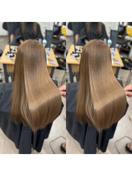 アマテラスゼロ 新宿(AMATELAS zero) ハイトーンベージュ×艶髪