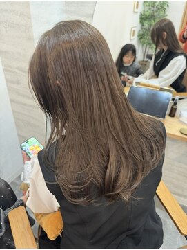 ジーナ 福岡千早(Zina) グレージュ×レイヤー 【Zina千早】