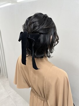 ソリン(Solin') ボブハーフアップ