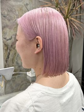 ソル ジングウマエ(SOL JINGUMAE) ハイトーンカラーブリーチペールカラーブロンドシルバーレイヤー