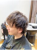 メンズショートウルフ/メンズスパイラルパーマ