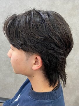 メンズ美容室 タカミ ウルフフェザーパーマ