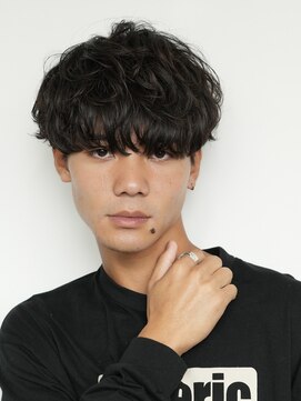 ログ(LOG) メンズマッシュ シャドウパーマ 無造作パーマ メンズパーマ 高松