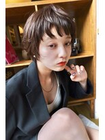 クラン エン バイ ヘッドライト 二子玉川店(clan en. by HEADLIGHT)&nbsp;二子玉川/ショートヘア/くせ毛ショート/ショコラブラウン