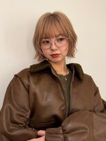 シーン(SCENE)&nbsp;ダークパープル/ナチュラルショート/夏のヘアアレンジ/天神今泉