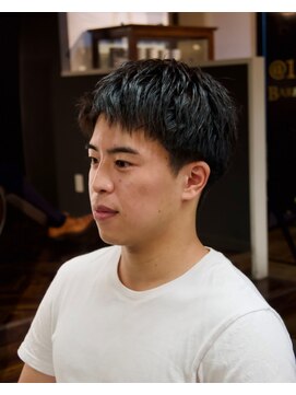 ワンワンオー バーバーショップ 博多店(@110 BARBER SHOP) ツーブロックショートカルマヘアスリックバックジェットフェード