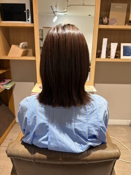アルフレッド 桜本町店(alfRed) 酸性ストレート/髪質改善/毛先までまとまる艶髪ミディアム