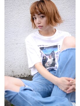 ミラバイグリーン(Mira by green) 無造作 grunge bob