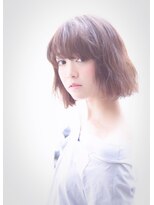 ヘアアンドメイク エジェリ(hair&make egerie) ゆるふわウェーブボブディ グラデーション 恵比寿