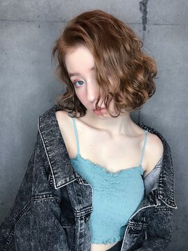 クーエフー(coo et fuu) 20代30代大人可愛いナチュラルベージュボブ♪藤沢　小顔抜け感