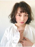 大人可愛い◎20代30代40代イメチェンフルバング似合わせカット
