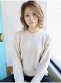 天神【BIRTH】フェミニンボブ×ベージュカラー 3