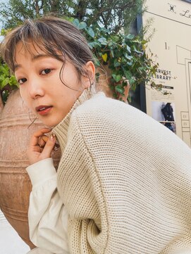 サロンドミルク 原宿(salon de MiLK) ハイライトボブのアレンジstyle