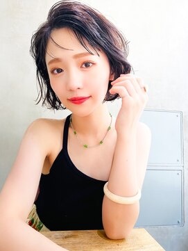 エイミー(Aimee) Aimee 町田　かきあげショート×ディープベージュ