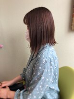 ライフヘアデザイン(Life hair design) 秋のマロンブラウンなボブ☆