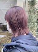 ヘアメイクオズ＆金あゆみ　プラチナピンクパープル