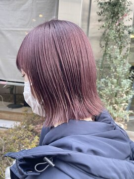ヘアーメイクオズ(hair make O/S) ヘアメイクオズ&金あゆみ プラチナピンクパープル