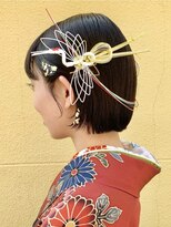 周りと被らない！自分だけの水引きヘアセット