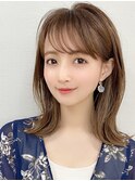 似合わせカット/くびれヘア/デザインカラー/こなれミディ新宿