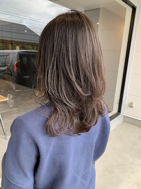 20代30代40代大人可愛いオルチャンヘアミルクティハイトーン