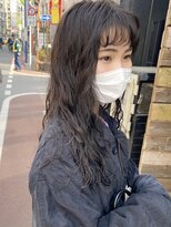 コフィー バイ メルト 吉祥寺(cofy by melt)&nbsp;【三ツ井純】オン眉前髪パーマ ニュアンスカール無造作パーマ