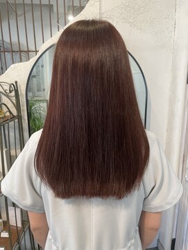モワ 仙台(Mois) 【Mois hair 仙台】重めロング ピンクベージュ ピンクブラウン