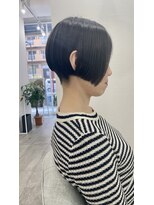 大人可愛い30代40代50ショートボブショート丸みショート