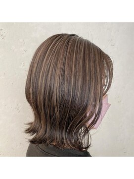 レガシーヘアーデザイン(Legacy hair design) アプリコットハイライト