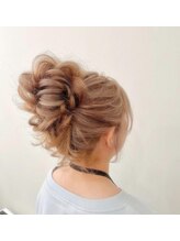 ヘアセットサロン アッシュ 神戸三宮(Ash) ふわふわおだんご